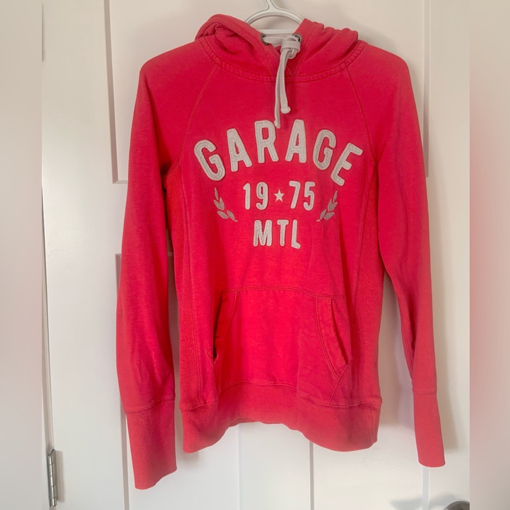 Hot pink garage hoodie size small